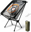 Foldable Chipping Net with Mat & Balls, Indoor Golf Practice Chipping Target, Backyard Golf Game & Gifts