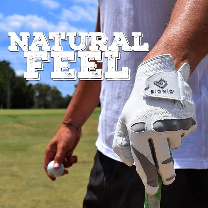 Bionic Men's Performance Grip Pro Premium Leather Golf Glove