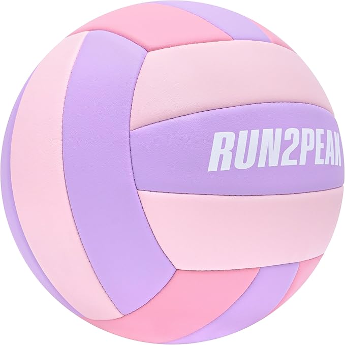 Soft Touch Volleyball Ball Gifts for Teen Girls Kids Youth Team Beginners Durable Volleyballs for Outdoor Indoor Beach Pool Water Play Official Size 5 Training Practice Volley Ball