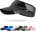 Sport Sun-Visor Hat Men Women Summer UV Protection, Lightweight Cooling Golf Running Tennis Sweat-Band Cap