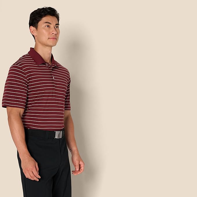 Amazon Essentials Mens Golf Polo Shirt, Moisture-Wicking Quick Dry, Short Sleeve