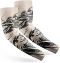 Cooling Arm Cover For Men & Women - Uv Sun Protection Arm Sleeves For Driving Golfing Fishing Cycling Hiking (L)