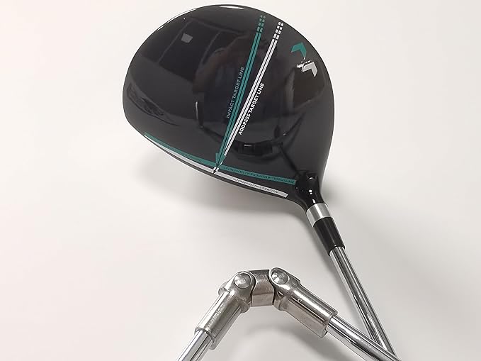 Dual-Hinged 460CC Driver Golf Club loft 12 Degree RH Swing Training Aid with Dual Hinge +Putter Swing Correcting Training Package