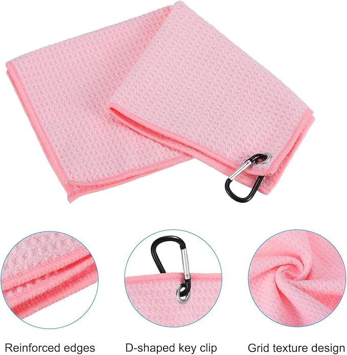 7Pcs Golf Accessories Kit, Include Golf Club Cleaner Towel Ball Bag Divot Tool Score Counter Range Chart Card Tee Elevator