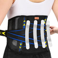 New Lower Back Brace for Men and Women, Lumbar Support with Adjustable Straps, Breathable & Heavy Duty, IV-Shaped Support for Sciatica Pain Relief, Posture Corrector for Rehabilitation, Work, Sports