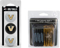 Team Golf NCAA Logo Imprinted Golf Balls (3 Count) & 2-3/4" Regulation Golf Tees (50 Count), Multi Colored