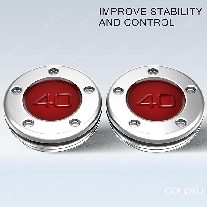 2pcs 5g-40g Golf Custom Weights Compatible with Titleist Scotty Cameron Golf Club Putters Newport Red (2PCS 40g(Doesn't include Wrench))