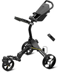 Alphard Electric Golf Cart with Remote - Cybercart Electric Golf Caddy, Motorized Golf Caddy w Accessories - Cup Holder, Umbrella Holder, Anti-tip Wheels, Phone Holder, Magnetic pad - Compact Folding