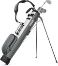 Findway Golf Stand Bag, Small Golf Bag for The Driving Range, Par 3 and Executive Courses, Lightweight Golf Club Carry Bag with Ball Holder and Pockets for Men Women