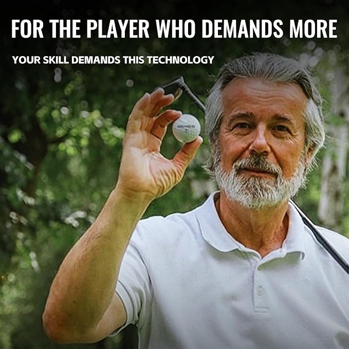 Honma BERES 5S Plus 6-Layer Golf Balls,Tour-Level Spin Control & Stable Flight Golfballs,Max Distance with Soft Urethane Cover, for Men & Women Golfers,Intermediate to Advanced Players,1 Dozen