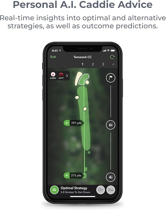 Arccos Smart Sensors: Automatic Golf Game Tracking System, A.I. Powered GPS Rangefinder & Smart Club Distances