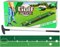 Golf Putting Green - Indoor Games Practice Equipment Golfing Accessories for Children Girls Backyard Yard Beach Camping Birthday, Kids Golf Training Set with Practice Pad