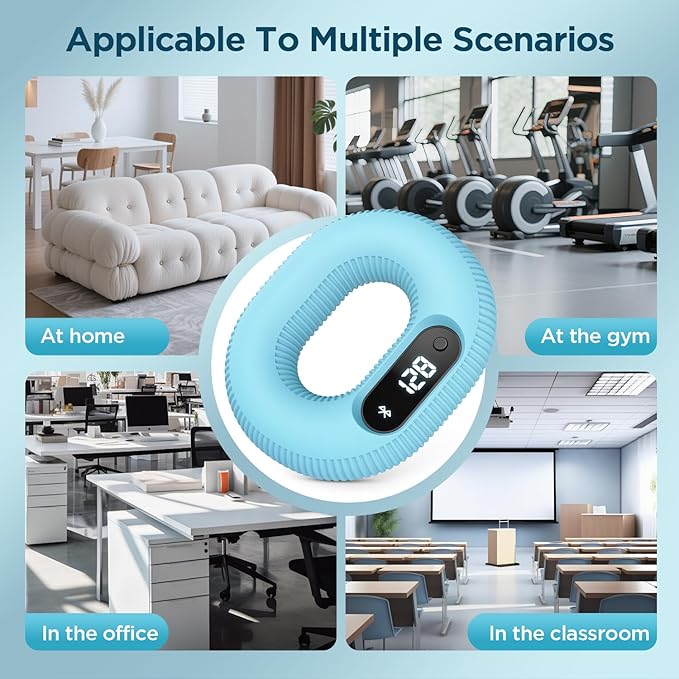 Smart Grip Trainer, Supports Multiple Game Interaction and HID Mode Video Browsing,Hand Gripper for Fitness, Stress Relief and Rehabilitation Training, Hand Exerciser