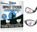 Golf Impact Tape - High-Resolution Strike Stickers for Iron, Wood & Fairway Clubs, Non-Residue, Swing Training Aid Impact Labels