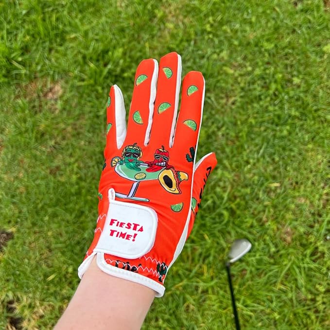 Giggle Golf Women's Golf Glove - Adjustable Strap, Left Hand Gloves for Women
