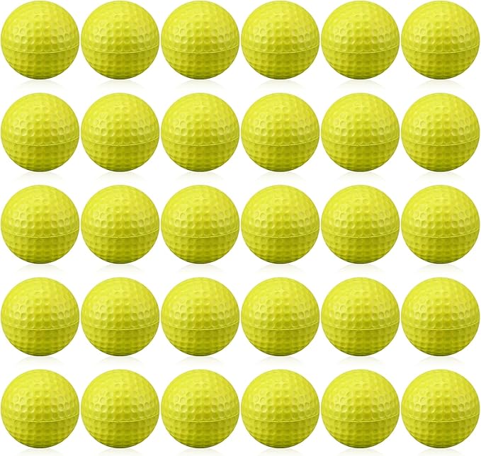 30 Pcs Foam Golf Practice Balls Soft Foam Balls for Golf Practice Realistic Feel and Flight Sport Training