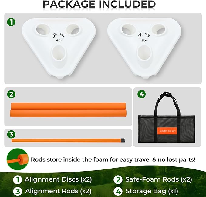 Golf Swing Training Aid - Alignment Discs & Rods | Corrects Setup, Posture, Swing Plane & Path to Fix Slice and Hook | Achieve Consistent Contact, Increase Distance & Accuracy