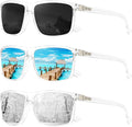 KALIYADI Polarized Sunglasses for Men and Women, Mens Sun Glasses with UV Protection for Driving Fishing Golf (3 Packs)