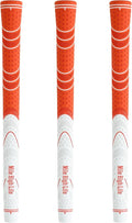 Mile High Life Golf Grips 13 Pack / 3 Pack - All-Weather Soft Rubber Golf Club Grips - High Shock Absorption, Enhanced Traction - Standard, Midsize & Jumbo Size (Core 0.58"-0.61")