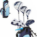 Precise M3 Complete Womens Golf Clubs Set, Includes Driver, Fairway, Hybrid, 7-PW Irons, Wedge, Putter, Stand Bag, 3 H/C's Blue, Golf Clubs Women Right Handed, Regular or Petite Size