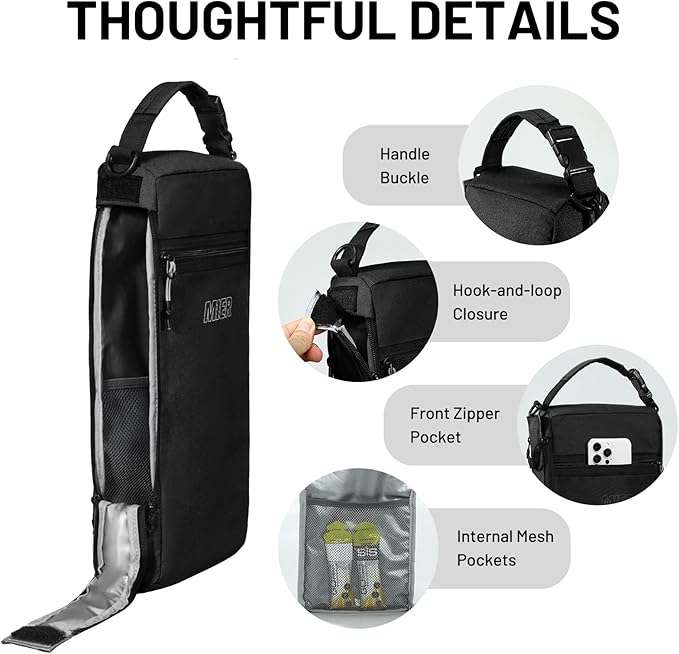 MIER Cooler Backpack Insulated Soft Cooler Bag Portable Leakproof Camping Lunch Backpack for Men and Women Lightweight Thermal Bag for Hiking Shopping Travel