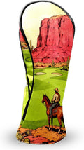 Golf Head Covers Leather Driver Headcover, Premium Golf Club Covers with Anti-Scratch Lining 1/3/5 Wood Head Covers for Golf Clubs for Women Men