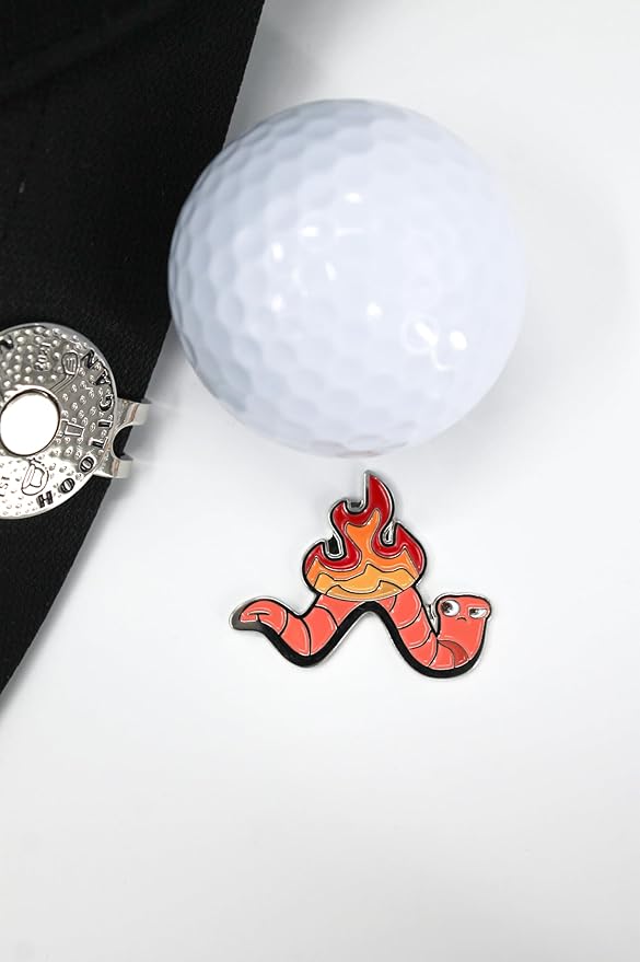 Funny Golf Ball Marker + Premium Magnetic Hat Clip | Unique Gift for Men & Women Golfers | Hilarious Golf Accessory for Any Golfer | NEW Designs!