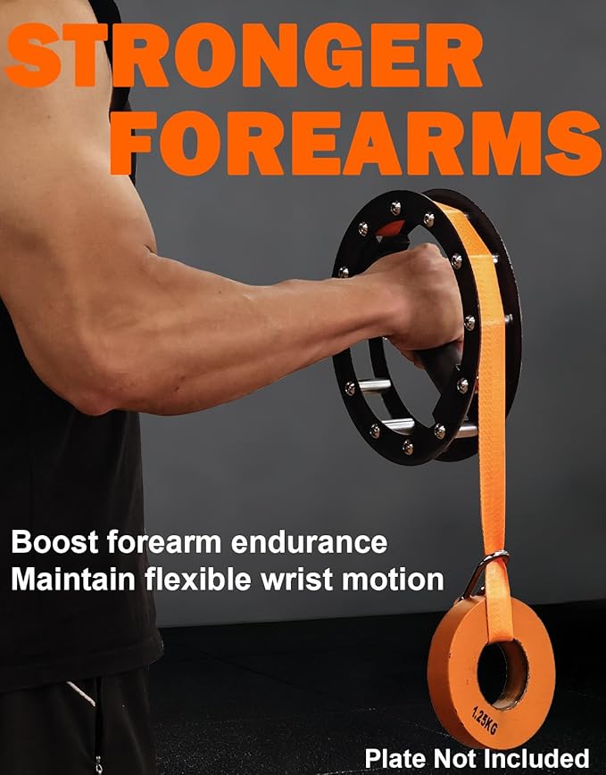 Fitarc Wrist Bar,Forearm Strengthener,Wrist Curl Bar,Grip Strength Trainer, Wrist Bar,Wrist Rotation Exerciser,Wrist Forearm Strengthener