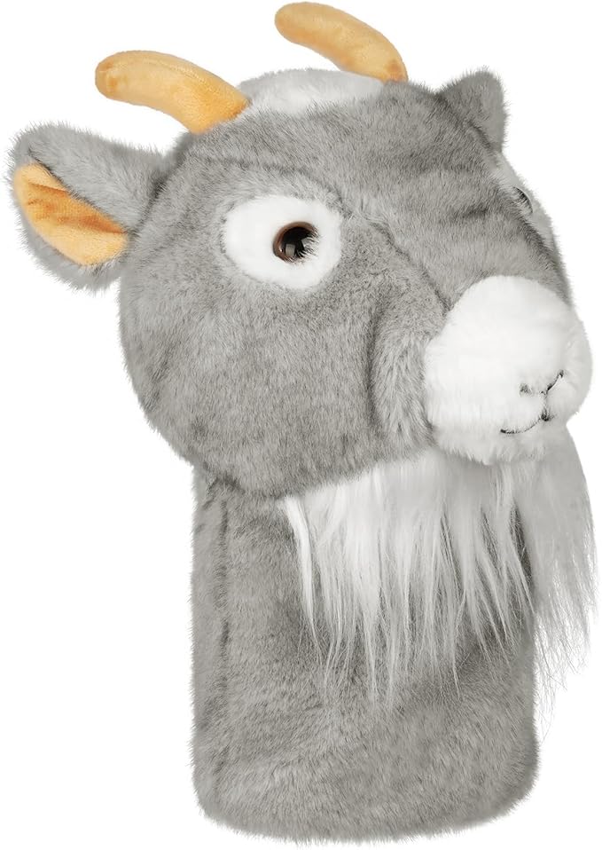 Big Crazy Funny Driver Headcover, Fairway Wood Hybrid Headcover, Golf Head Covers with Long Neck, Animal Plush Golf Club Covers, Golf Club Protector, and Funny Present