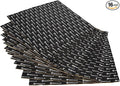Rockville ROCKMAT 37-15 Sound Deadening Mat, 60 mil Butyl Aluminum Foil Sheets, 37.5 Sq Ft Coverage, Peel and Stick Automotive Soundproofing and Vibration Damping for Doors Floors Trunk