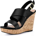 Perphy Open Toe Platform Wedge Sandals for Women