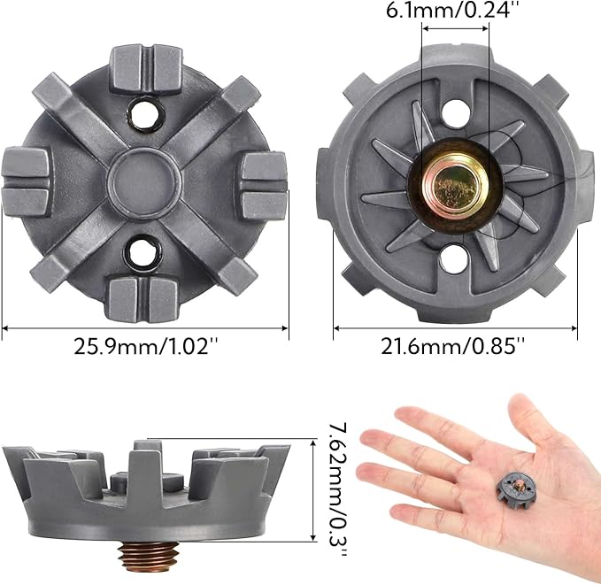 51 Piece Golf Spikes, Golf Cleats Replacement with Cleat Spanner, Metal Thread Screw 6 mm Soft Pins Stud for Lawn Cricket Shoes Players