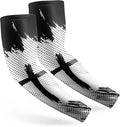 Cooling Arm Cover For Men & Women - Uv Sun Protection Arm Sleeves For Driving Golfing Fishing Cycling Hiking (L)
