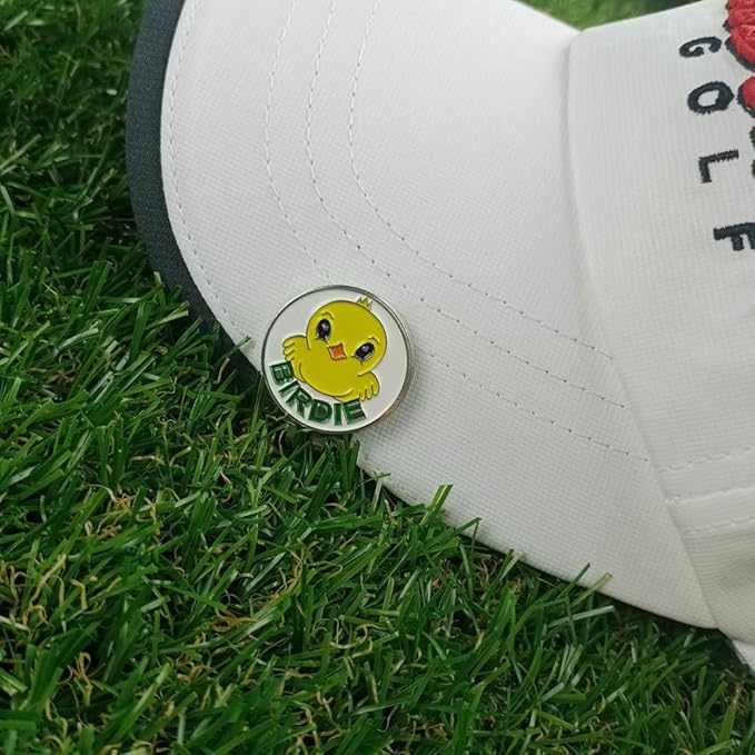 Golf Ball Markers with Hat Clips Value Sets for Men Women Golfer, Removable Attaches Easily to Golf Cap Premium Gifts