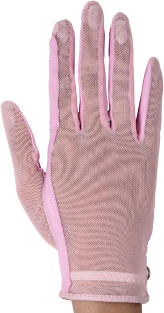 Solar Tan Women’s Golf Glove – UV Filter Fabric with SPF 10 Protection for Even Tan – Breathable, Lightweight & Stylish for Lady Golfers