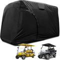 Golf Cart Cover 2/4/6 Passenger, Waterproof Golf Cart Rain Covers, Heavy-Duty All Weather Protection Cover for EZ GO Yamaha Club Car Enclosure Accessories