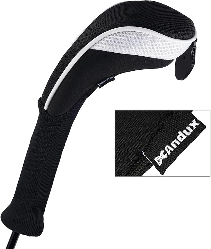 Andux 4 Pack Long Neck Golf Hybrid Club Head Covers Dial No. Tag CTMT-01