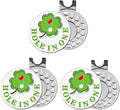 FINGER TEN Golf Ball Marker with Hat Clip Markers Assorted Patterns Value Gift Set Mark Golf Divot Tool Accessories for Men Women Kids