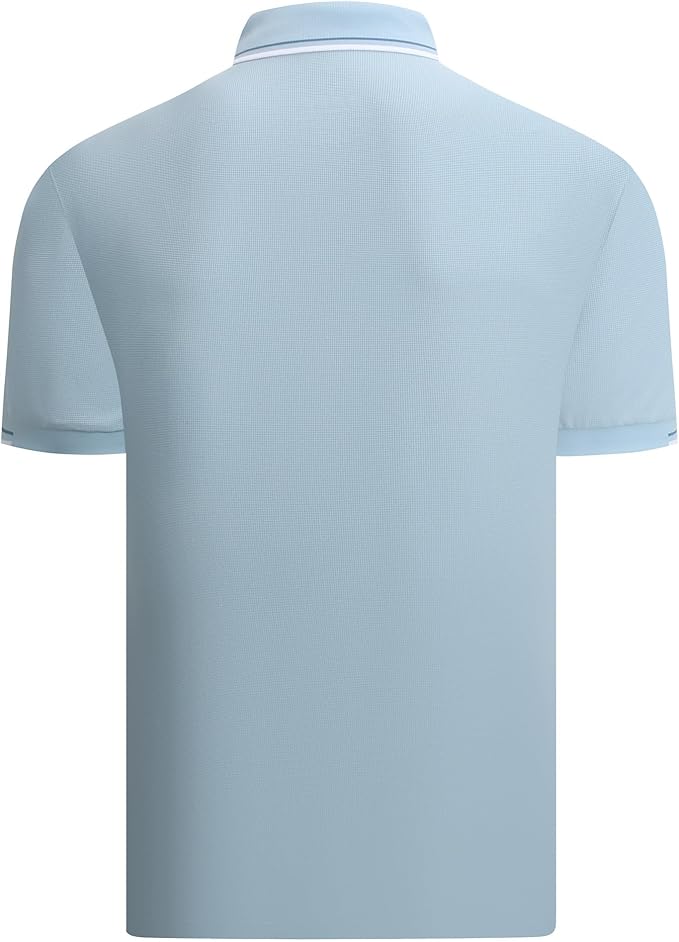 Alex Vando Mens Golf Shirt Moisture Wicking Performance & Polished Style Polo Shirts for Men