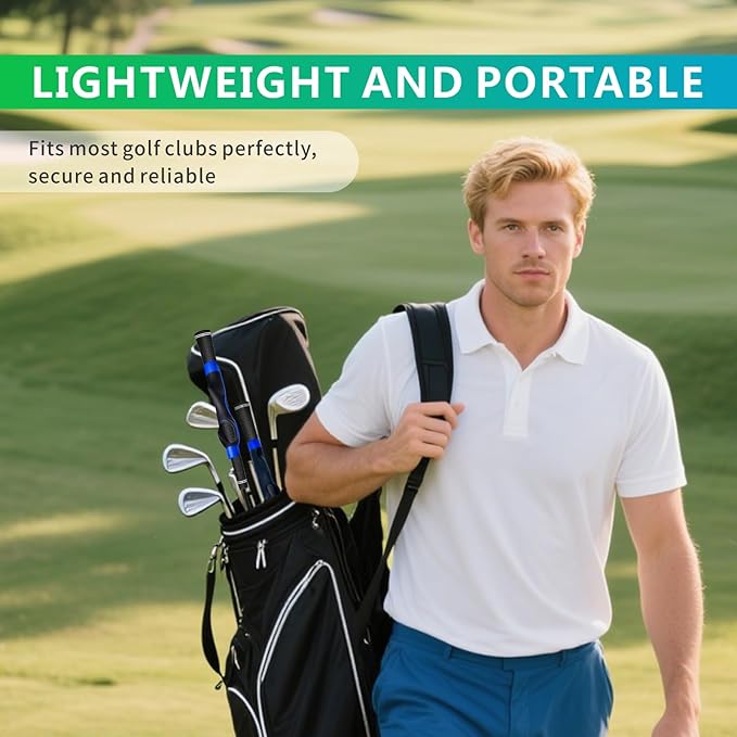 Golf Grip Trainer, Golf Training Aid for Enhance Grip Strength and Swing Technique for Superior, Grip Trainer GolfClub to Help Train Correct Hand Position, Portable and Durable