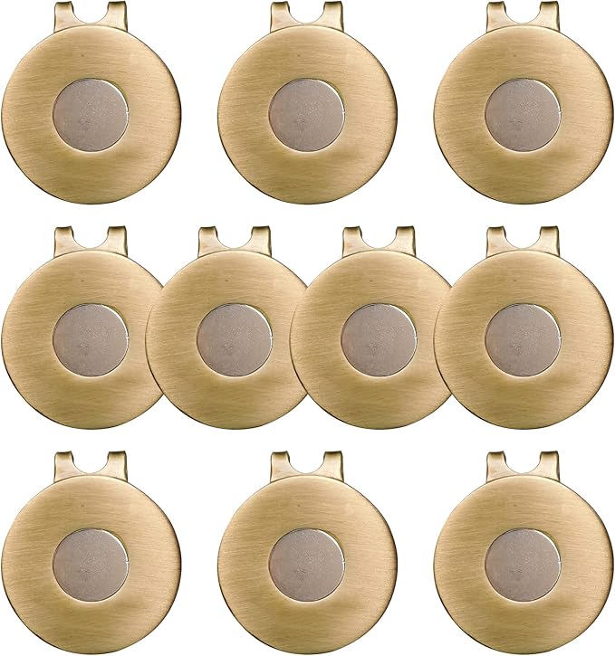 Magnetic Golf Hat Clips Ball Marker Holder for Golf Gloves Hats Bags Caps Visor Belt
