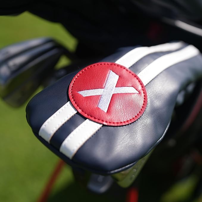 Single Headcover, Easy Slip-On Easy-Off Golf Club Head Cover, Fleece Lined Interior, Water Resistant and Durable Shell, Individual Retail Pack