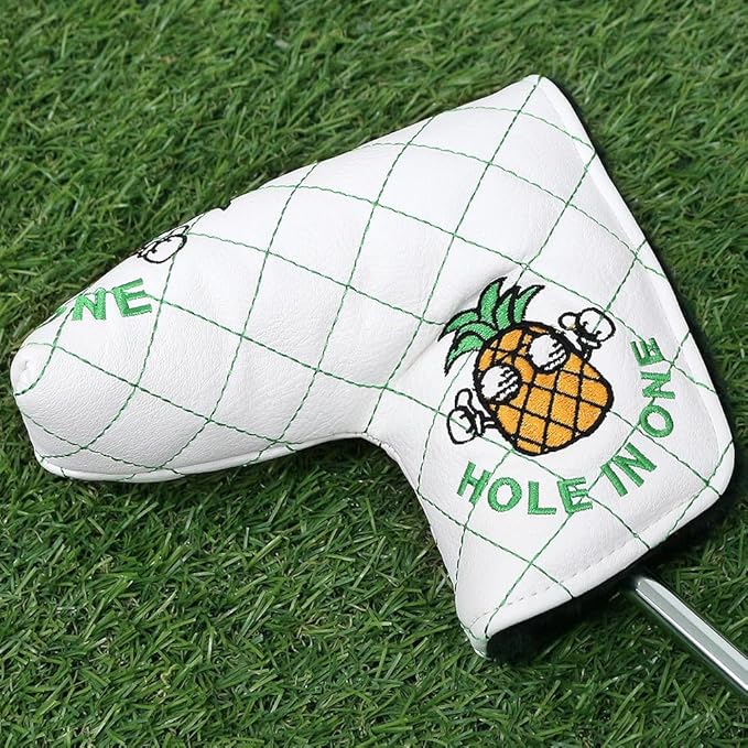 Golf Head Covers Blade Putter Cover Headcover Magnetic Closure Embroidered Fit for Most Brands Scotty Cameron Odyssey Blade Taylormade Ping ect.