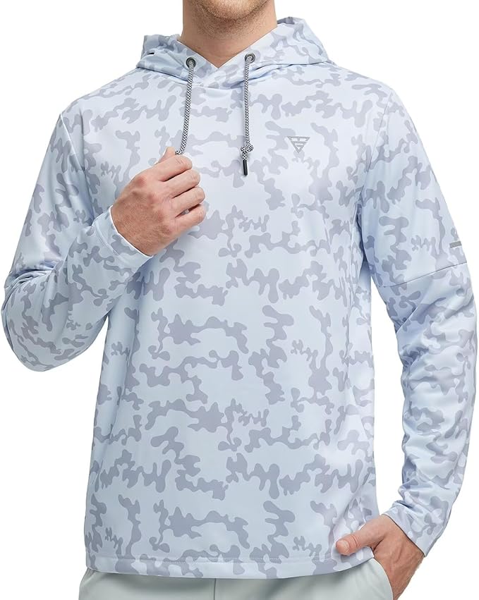 Hoodies for Men Golf Fleece Hooded Sweatshirts Dry Fit Athletic Lightweight Casual Midlayer Mens Hoodies Pullover