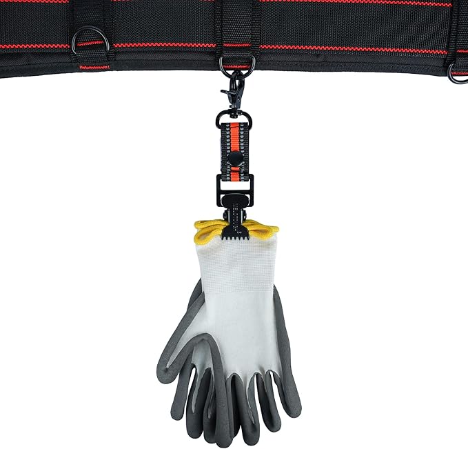 MELOTOUGH Golf Glove Clip Work Gloves Belt Clips with Alligator Clips for Work Glove Holder Construction Gloves Golf Accessories