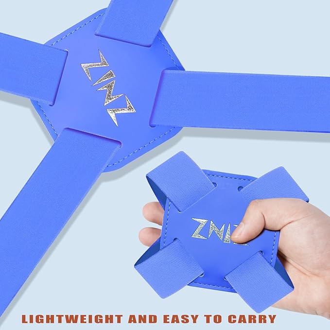 ZINZ Luggage Strap, High Elastic Suitcase Belt Adjustable Bag Bungees for Easier Travel，Blue