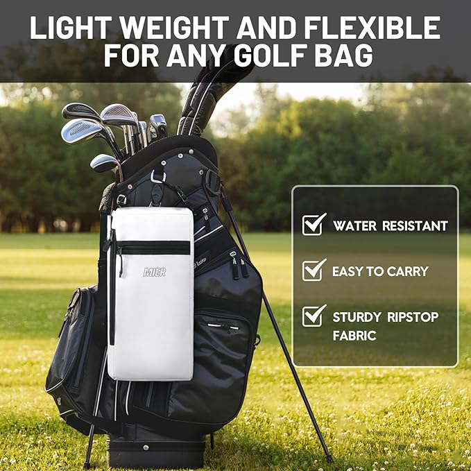 MIER Cooler Backpack Insulated Soft Cooler Bag Portable Leakproof Camping Lunch Backpack for Men and Women Lightweight Thermal Bag for Hiking Shopping Travel