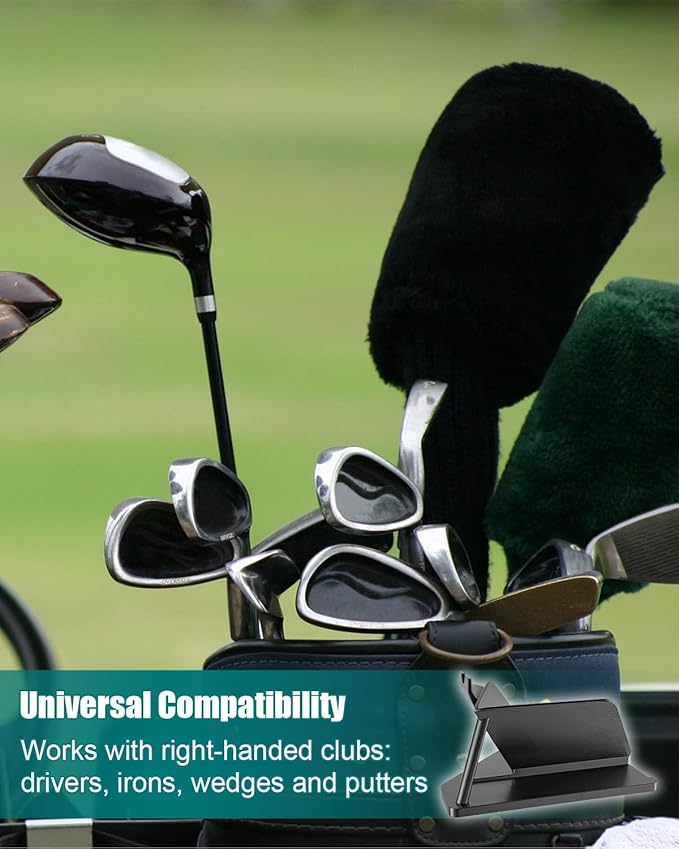 Golf Club Ruler Fitting Tool – Length Measuring Aid, Club Head Angle Adjustment & Swing Weight Balance Scale for Club Repair and Fitting