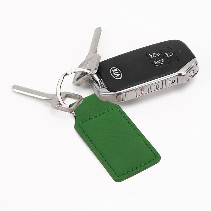 LaserGram Rectangle Keychain, Golfer Golfing, Personalized Engraving Included