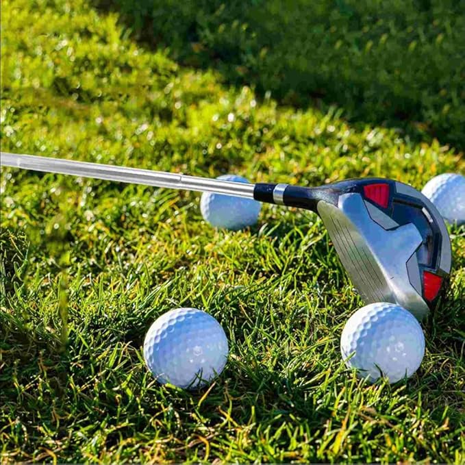 2 PCS Golf Club Extensions Steel Shaft 12.2Inch Golf Putter Shaft Extension for Iron/Wooden Golf Repair and Replacement of Equipment Parts